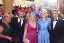 Emmys red carpet The Kennedys Frank Morrone Jon Cassar